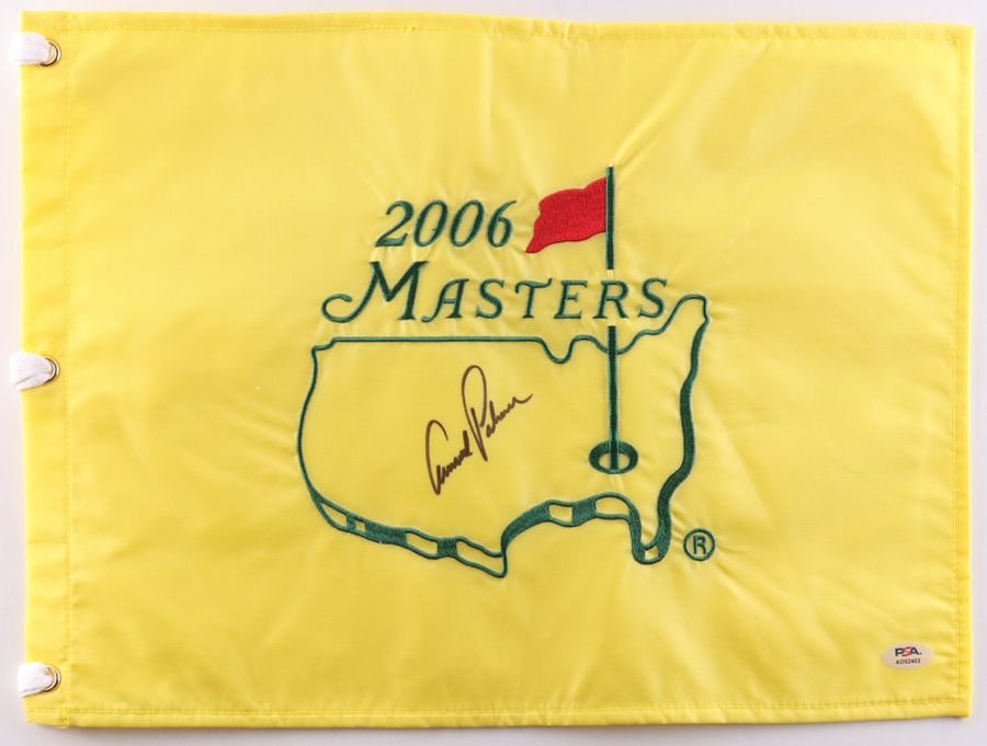 Signed 2006 Masters pin flag